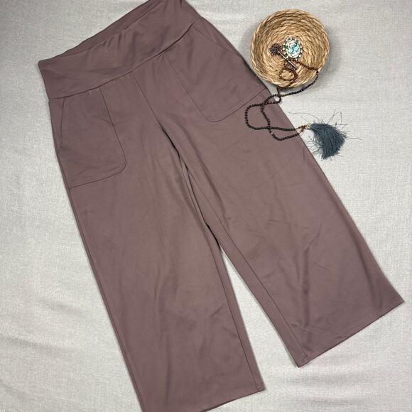 The Balance Collection Activewear Mauve Capri‎ Pants Size XL Womens - Picture 1 of 7
